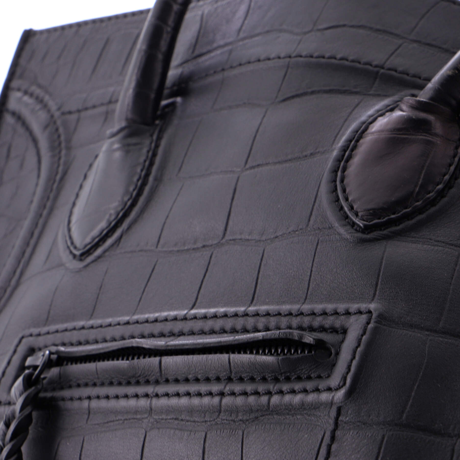Phantom Bag Crocodile Embossed Leather Medium