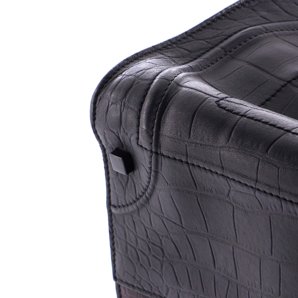Phantom Bag Crocodile Embossed Leather Medium