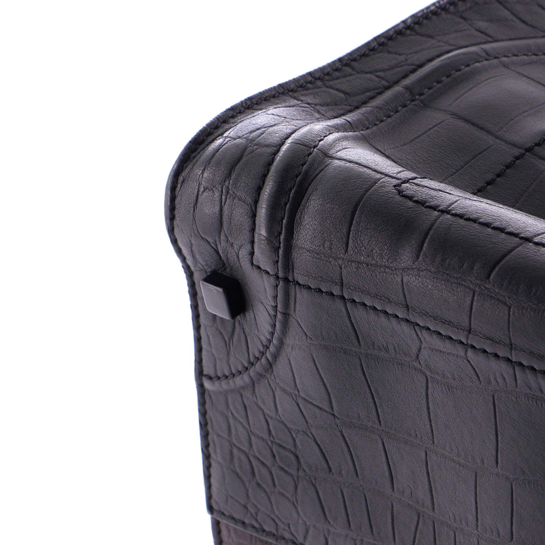 Phantom Bag Crocodile Embossed Leather Medium