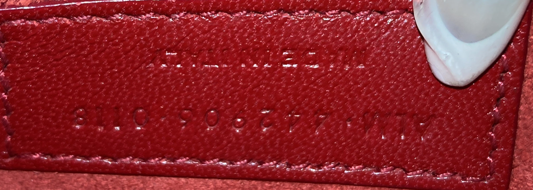 Sunset Crossbody Bag Crocodile Embossed Leather Medium