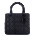 Ultra Matte Lady Dior Bag Cannage Quilt Calfskin Medium