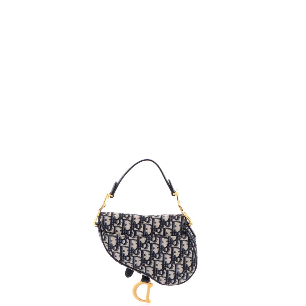 Saddle Handbag Oblique Canvas Mini