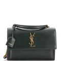 Sunset Top Handle Shoulder Bag Leather Medium