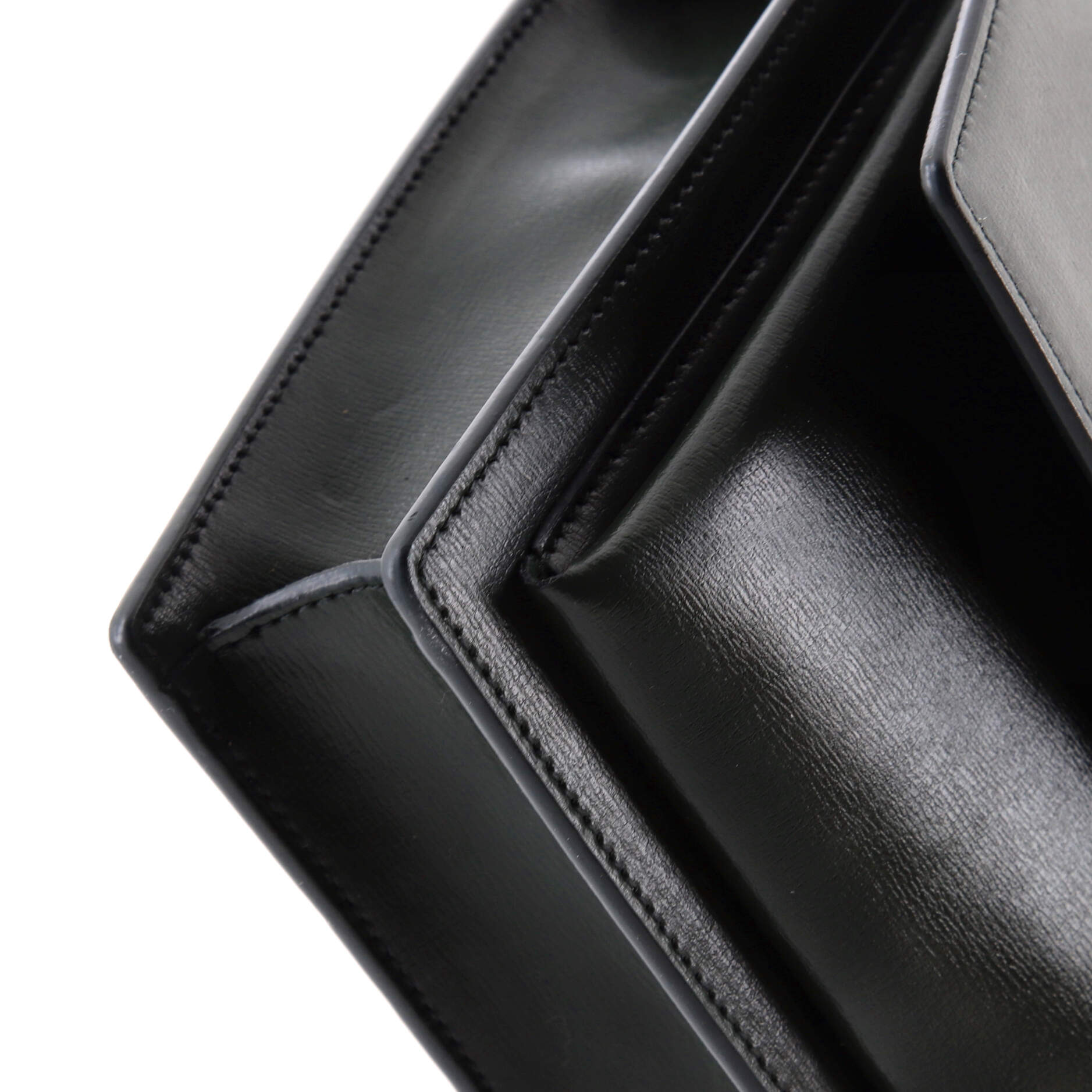 Sunset Top Handle Shoulder Bag Leather Medium