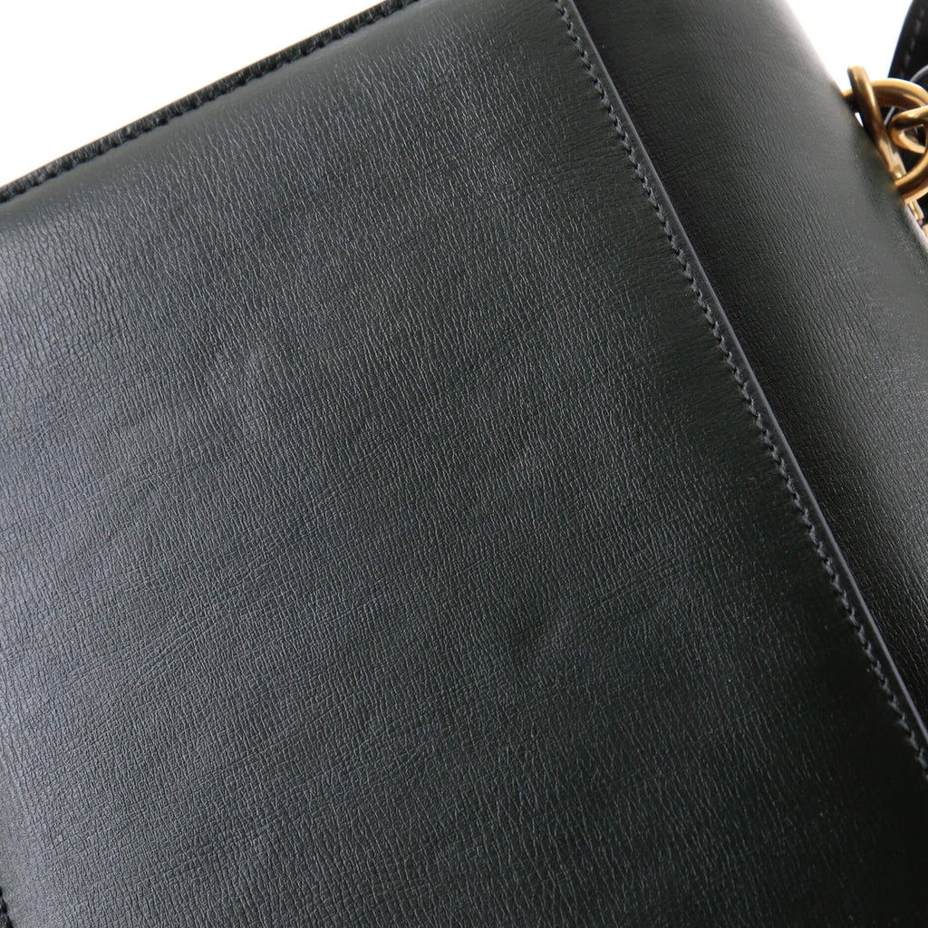 Sunset Top Handle Shoulder Bag Leather Medium