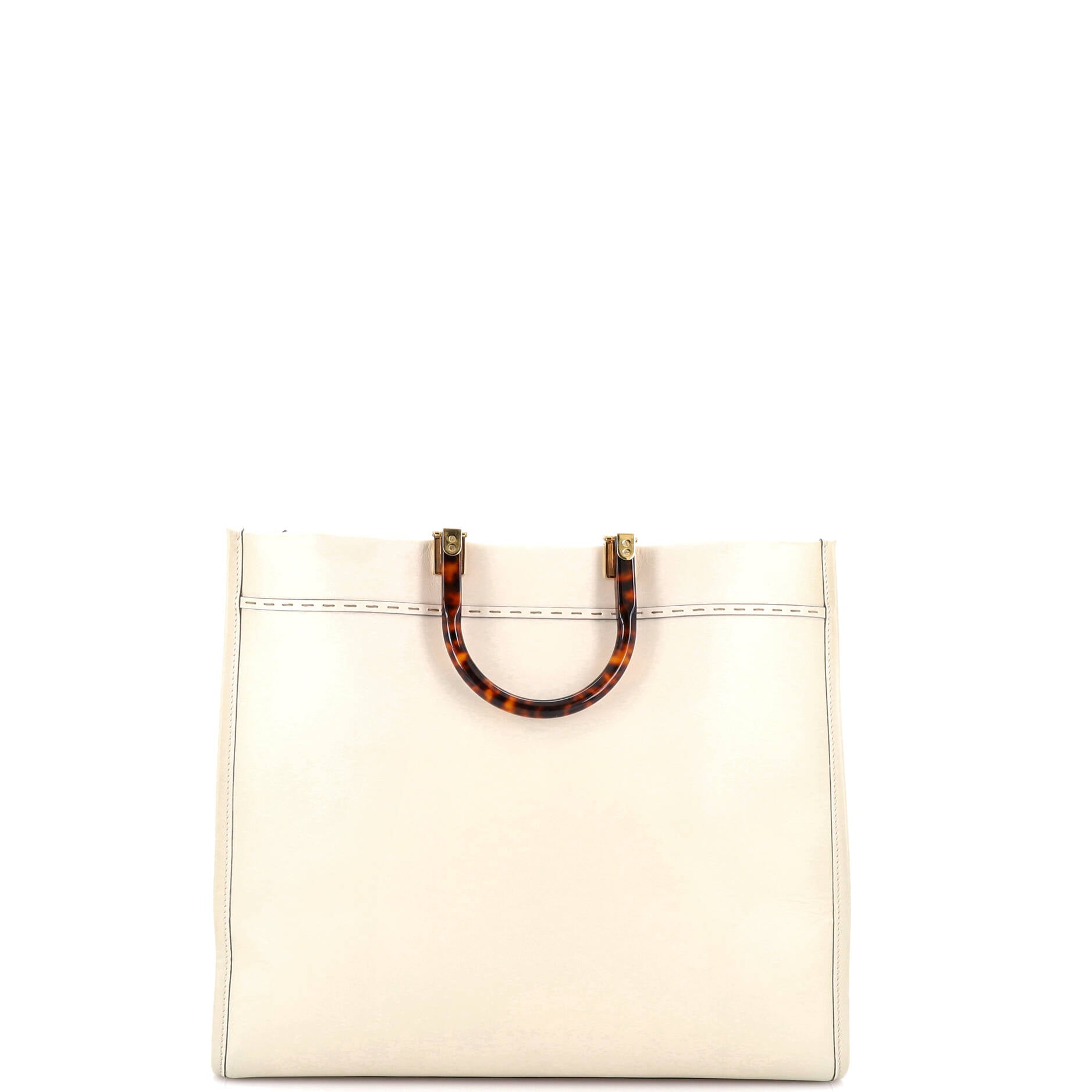 Sunshine Shopper Tote Leather Large