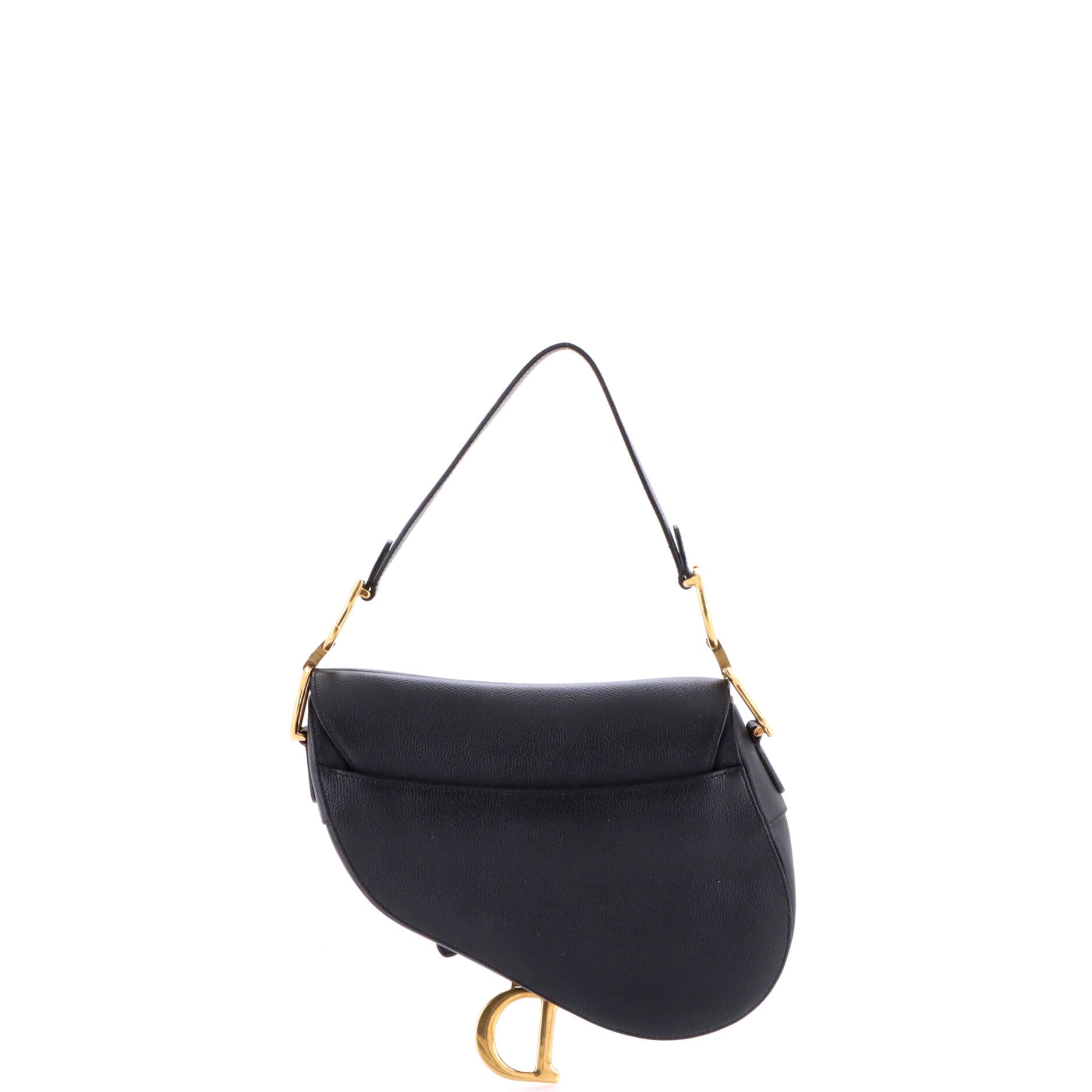 Saddle Handbag Leather Medium