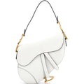 Saddle Handbag with Strap Leather Medium