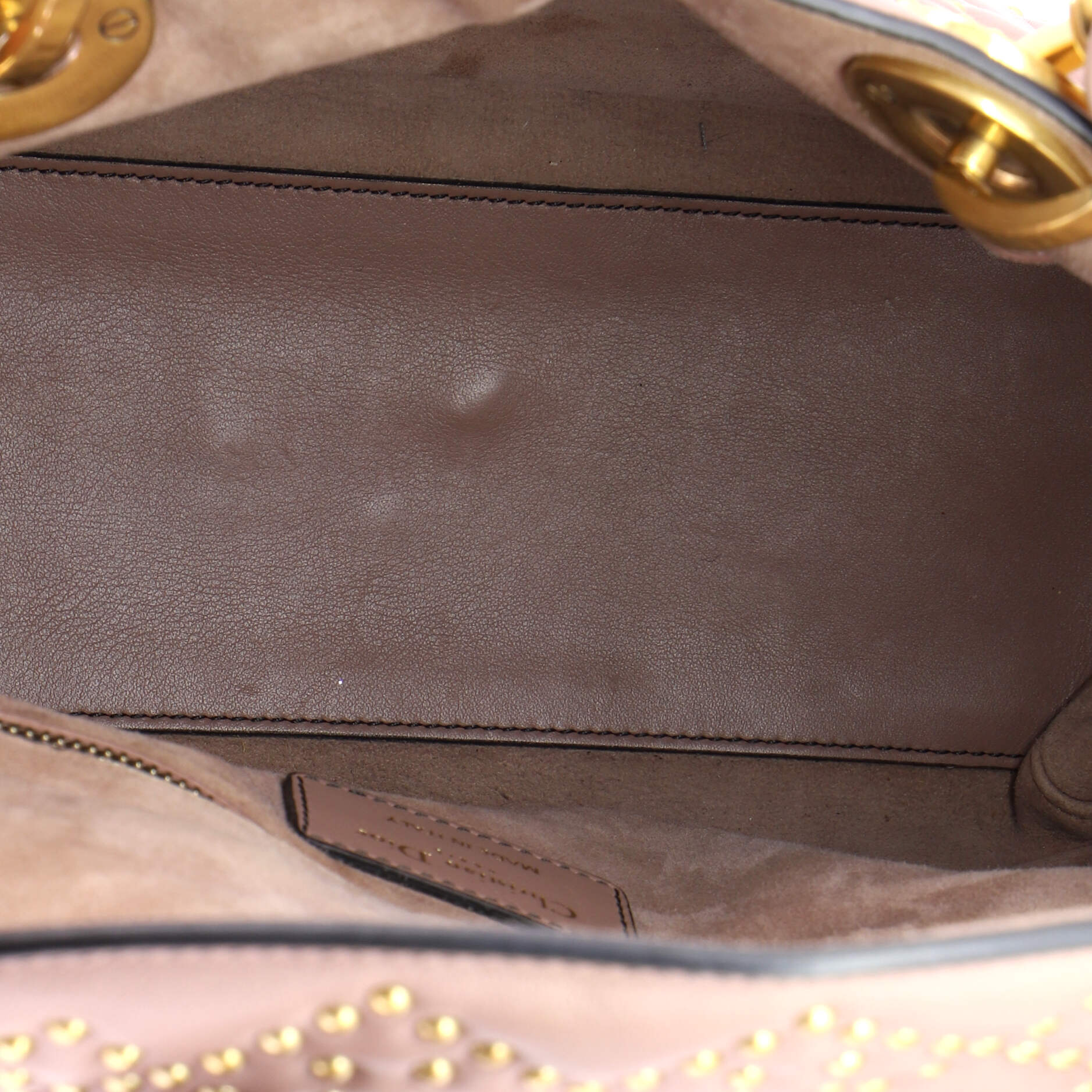Supple Lady Dior Bag Cannage Studded Lambskin Medium