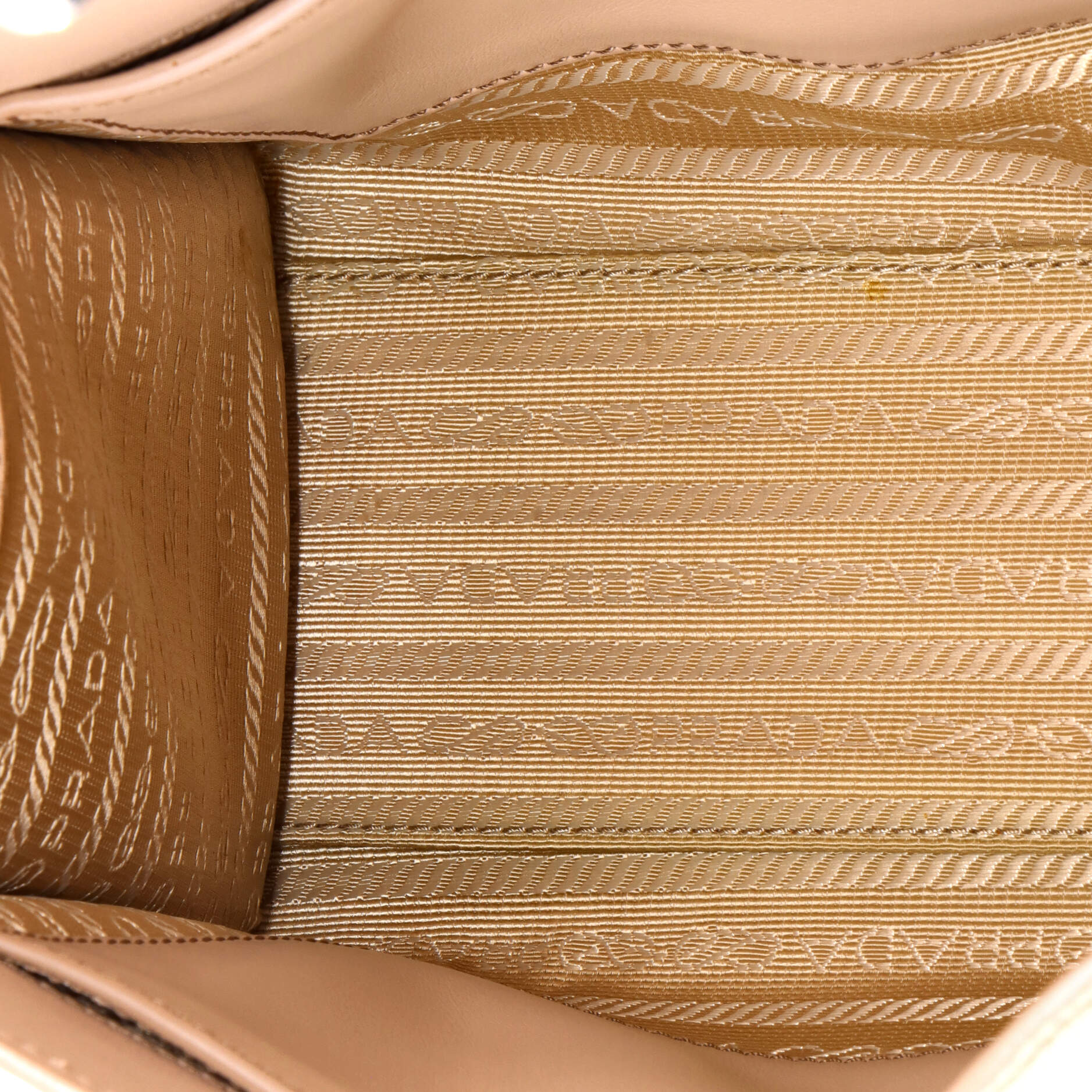 Monochrome Shoulder Bag Saffiano Leather Small