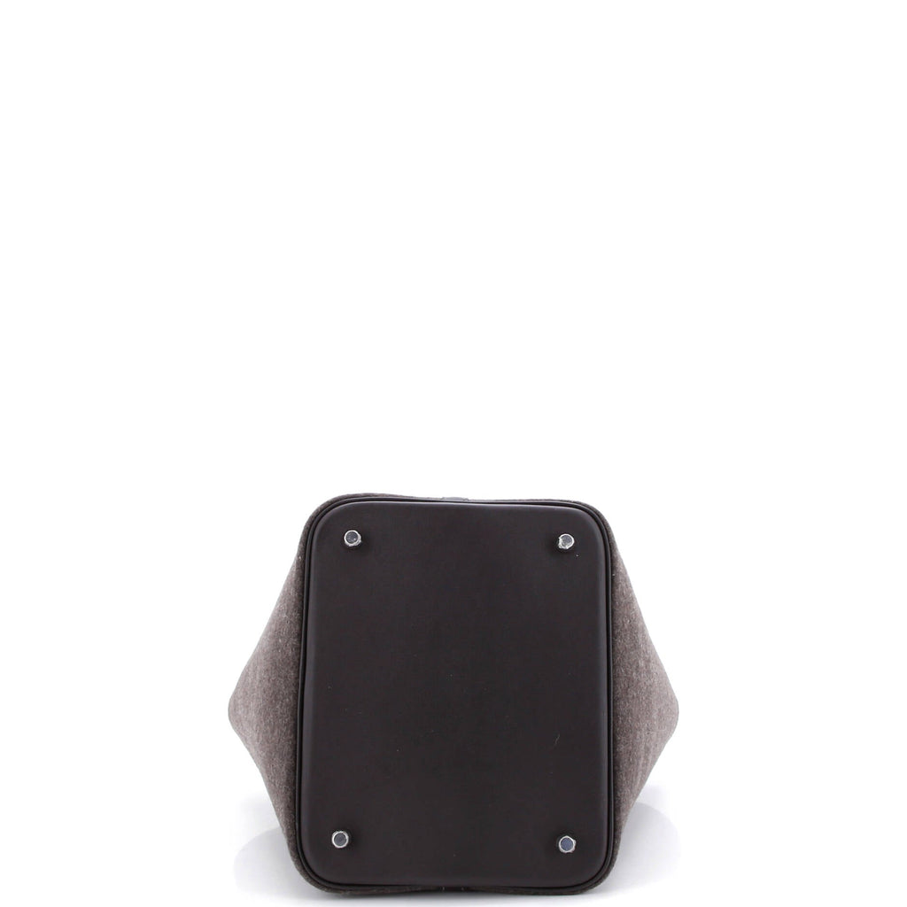 Picotin Lock Bag Felt with Leather MM
