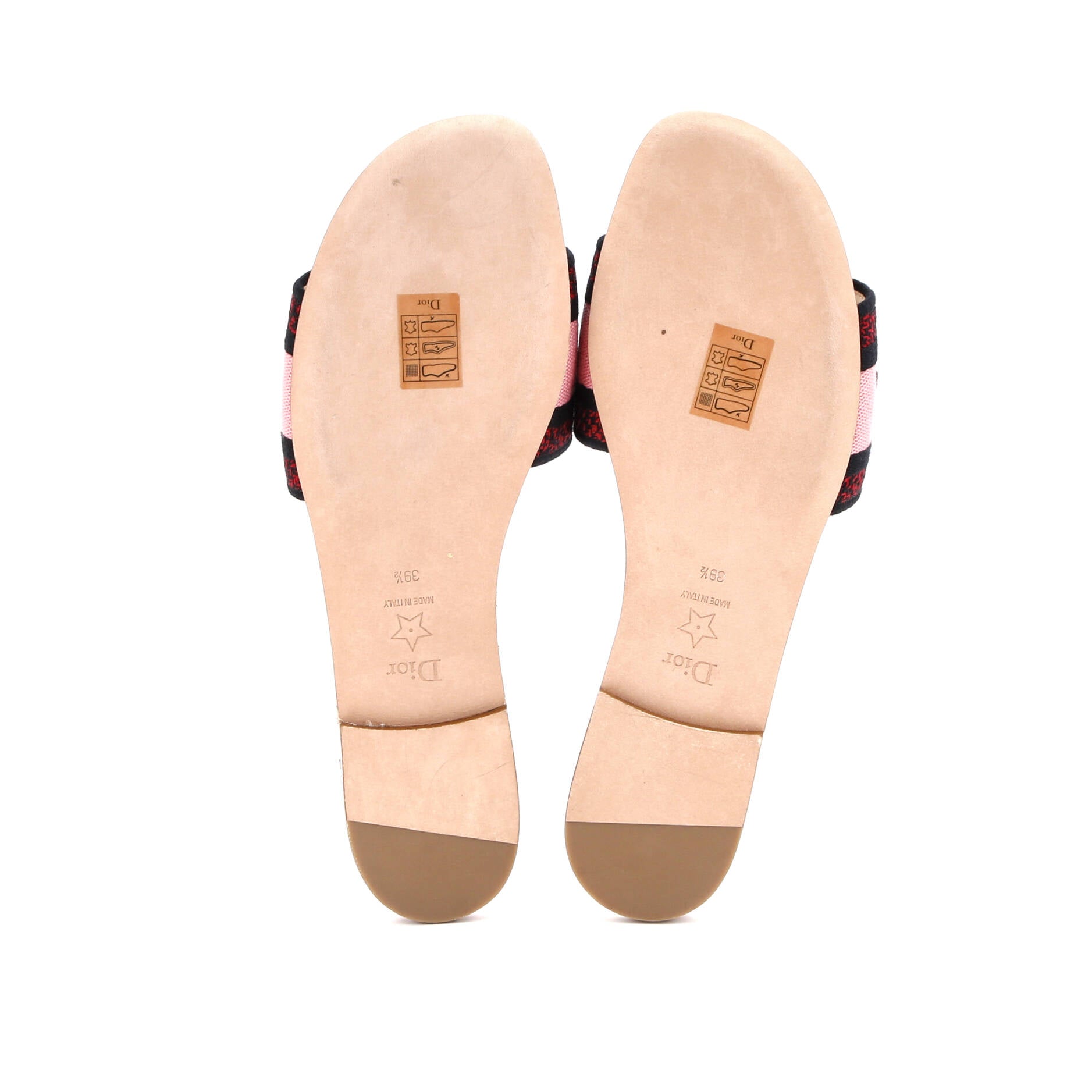 Women's Dway Flat Sandals Embroidered Canvas