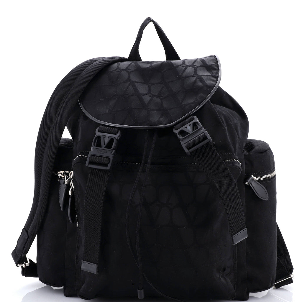 Double Buckle Backpack Toile Iconograph Nylon