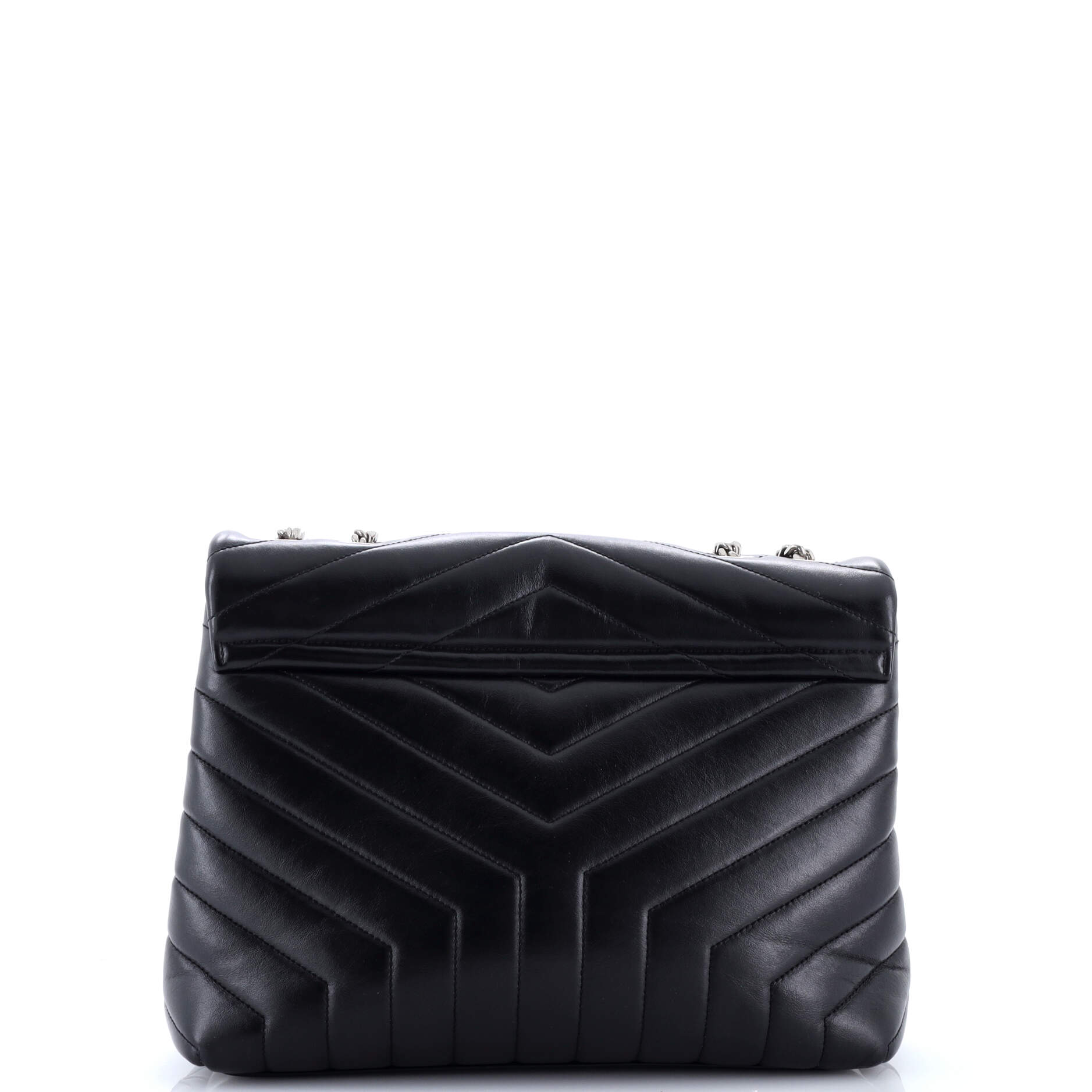 Loulou Shoulder Bag Matelasse Chevron Leather Medium