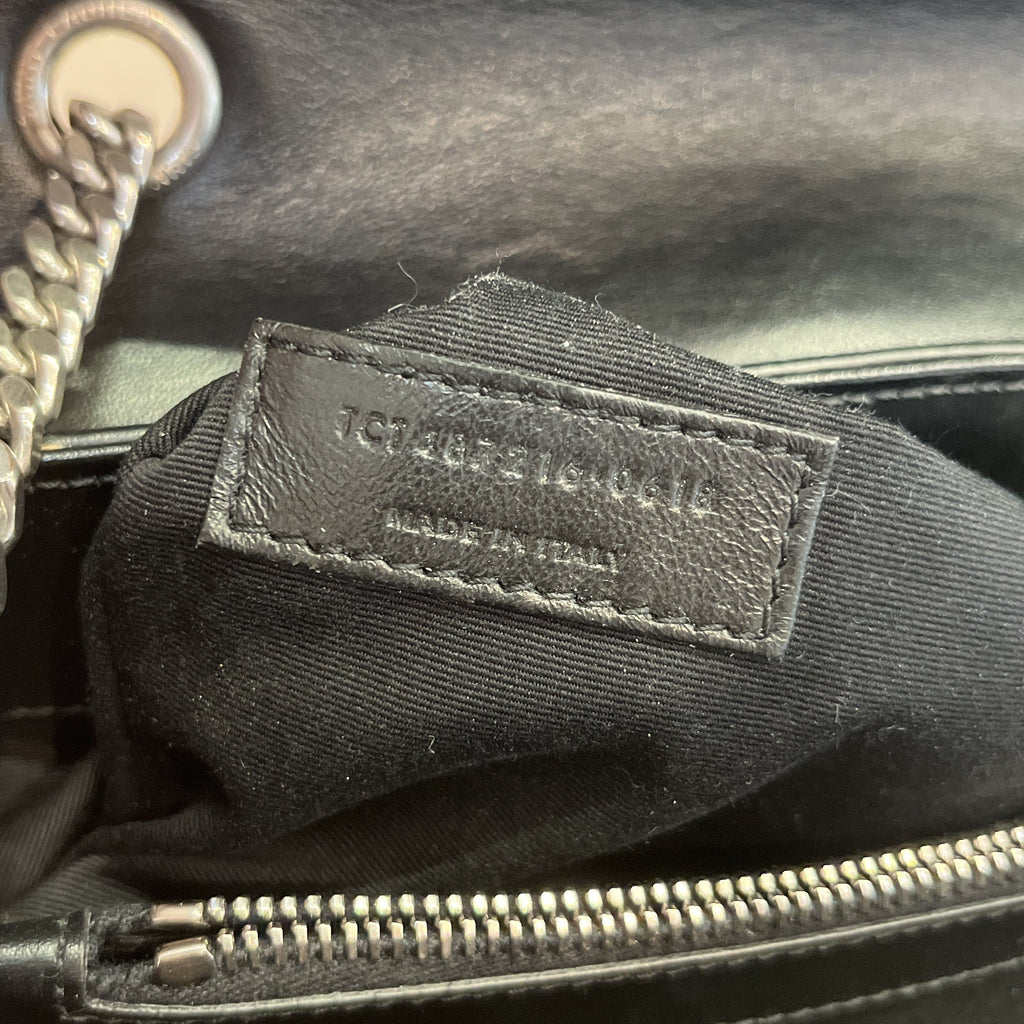 Loulou Shoulder Bag Matelasse Chevron Leather Medium