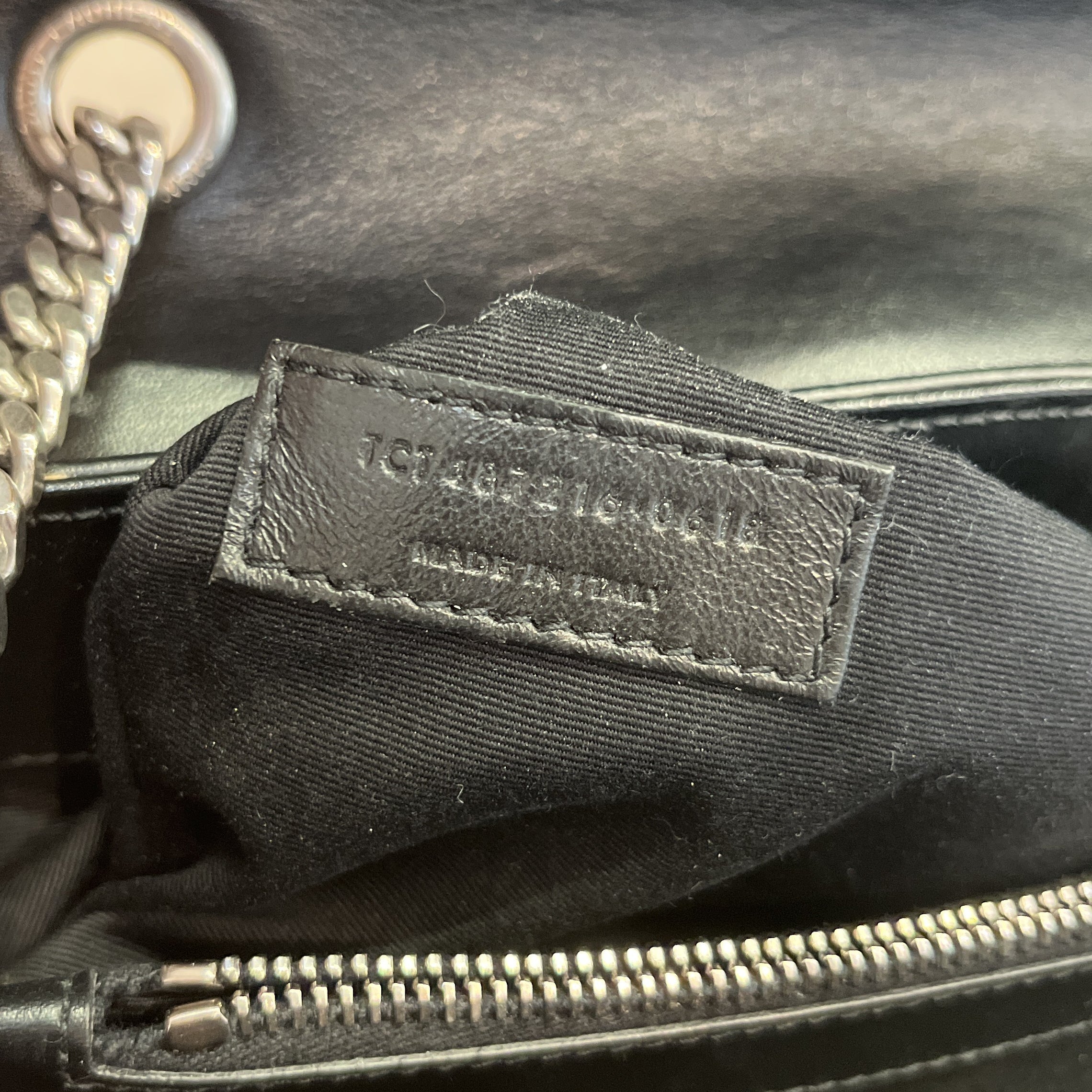 Loulou Shoulder Bag Matelasse Chevron Leather Medium