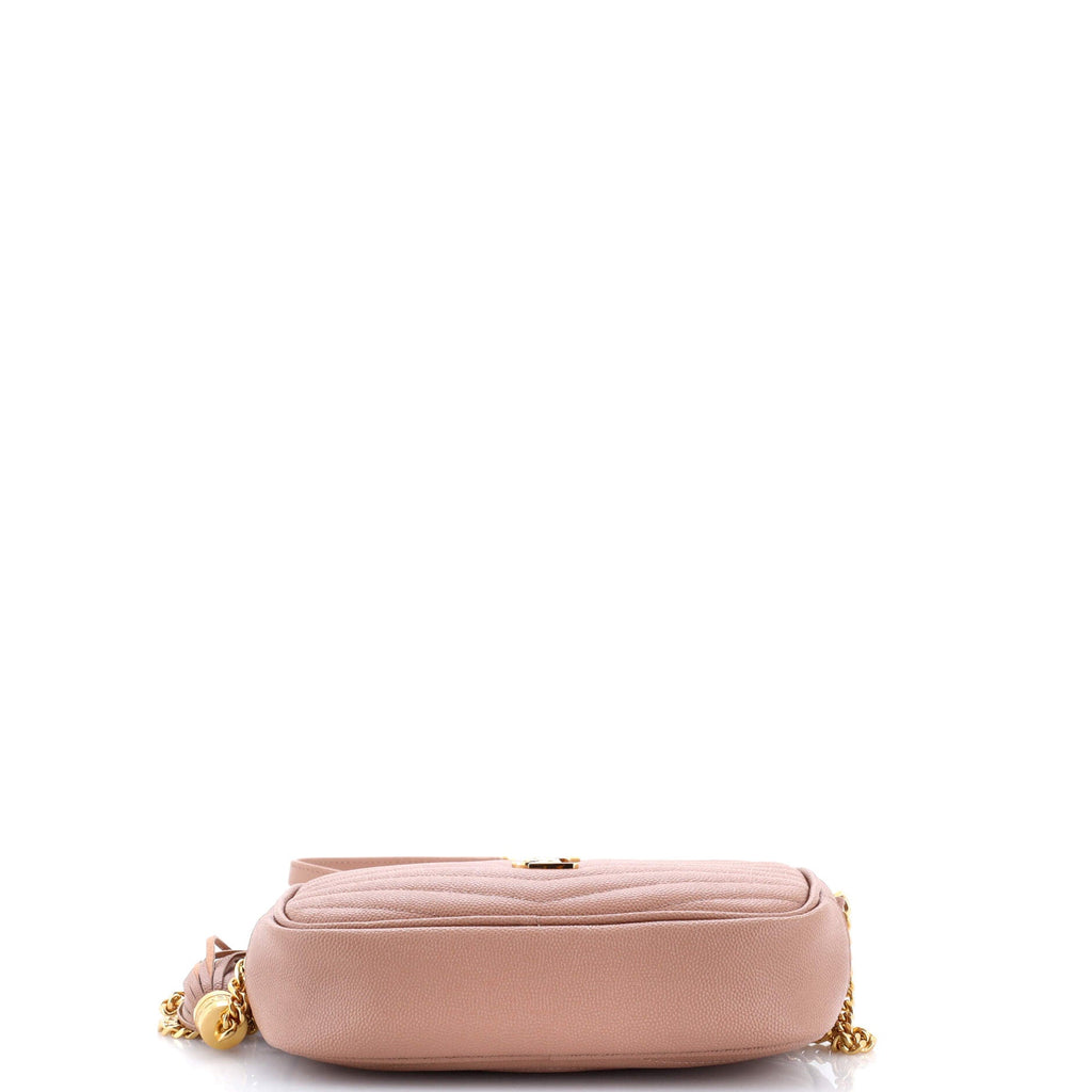 LouLou Crossbody Bag Matelasse Chevron Leather Mini