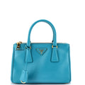 Galleria Double Zip Tote Saffiano Leather Small