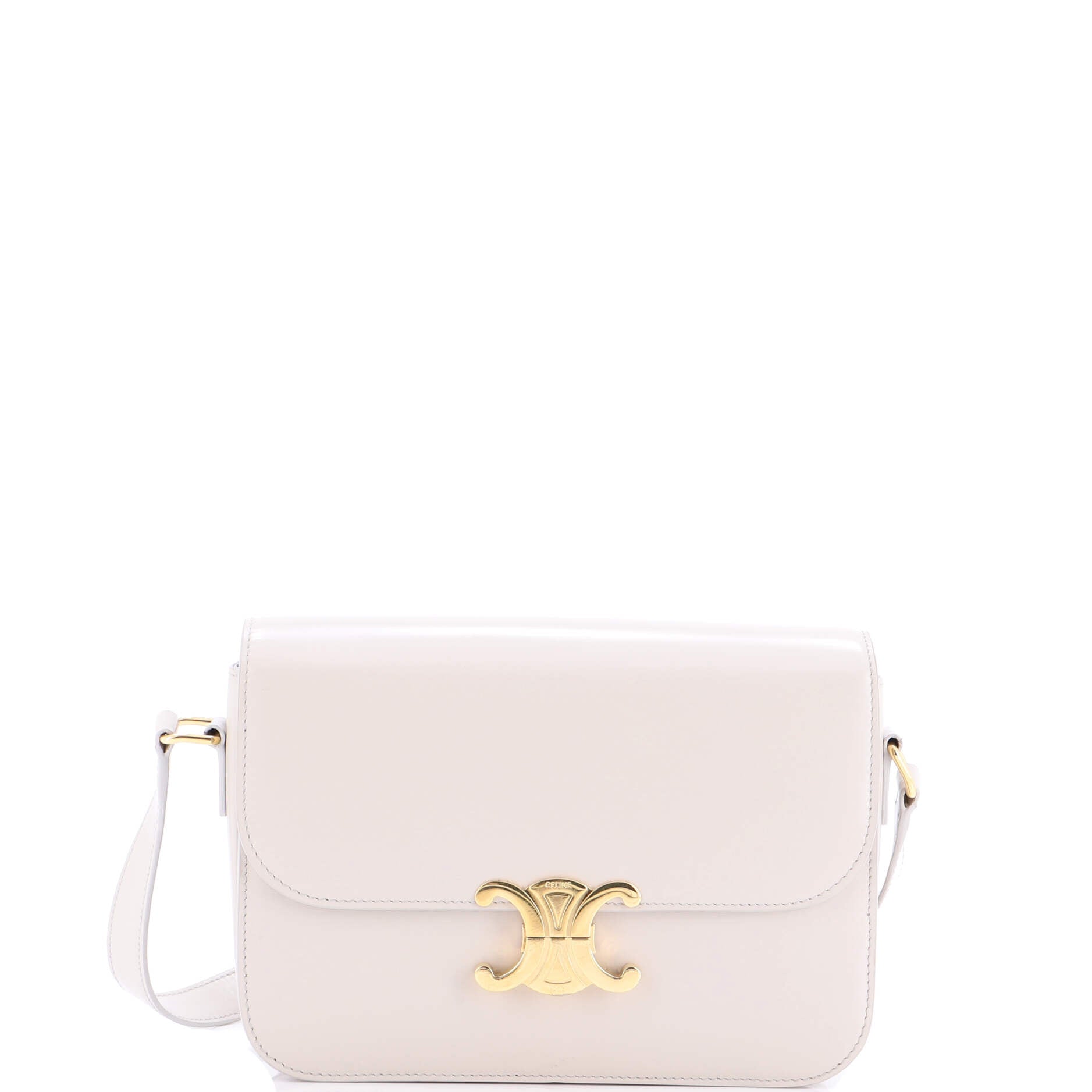 Triomphe Shoulder Bag Smooth Calfskin Medium
