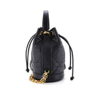 Drawstring Backpack Macrocannage Quilt Calfskin Small