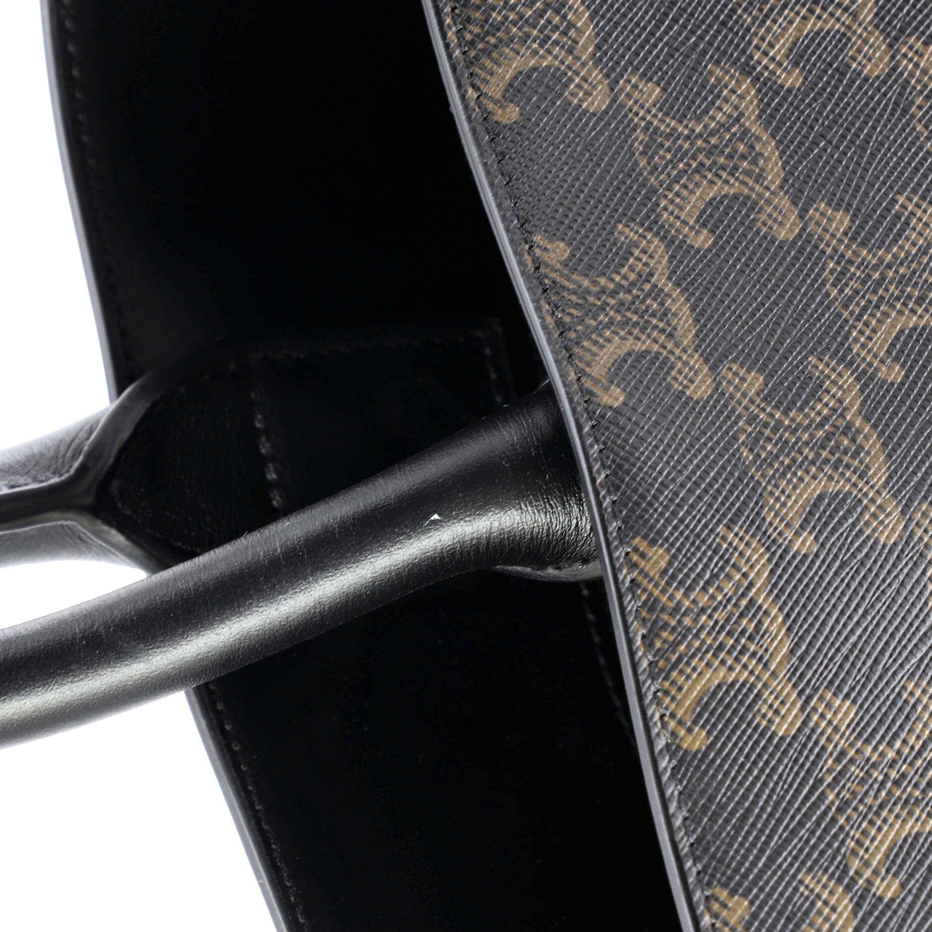 Horizontal Logo Cabas Tote Triomphe Coated Canvas