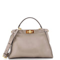 Peekaboo Bag Leather with Plexiglass Detail Regular