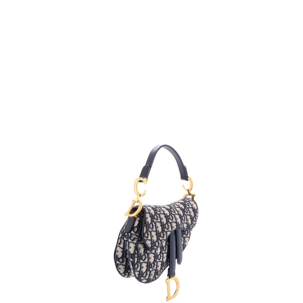 Saddle Handbag Oblique Canvas Mini