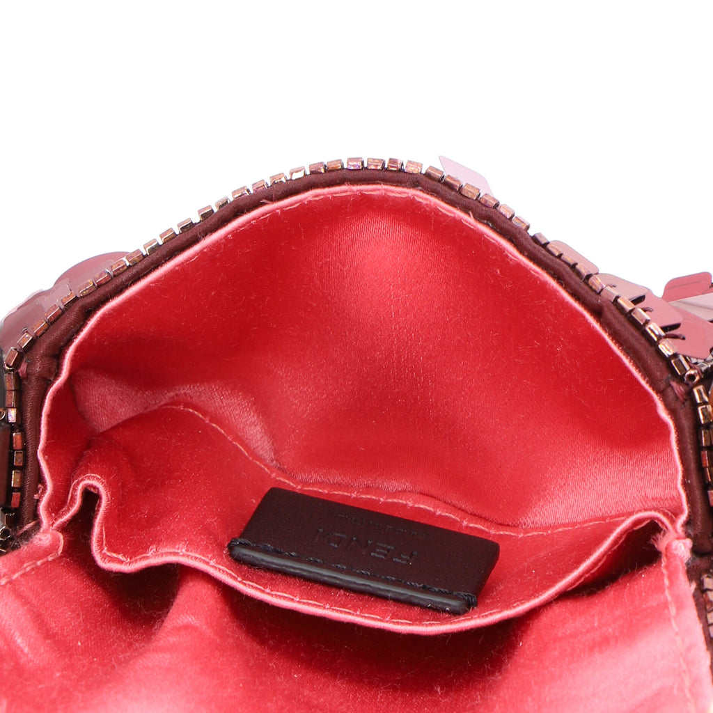 Chain Baguette Charm Bag Sequins Nano