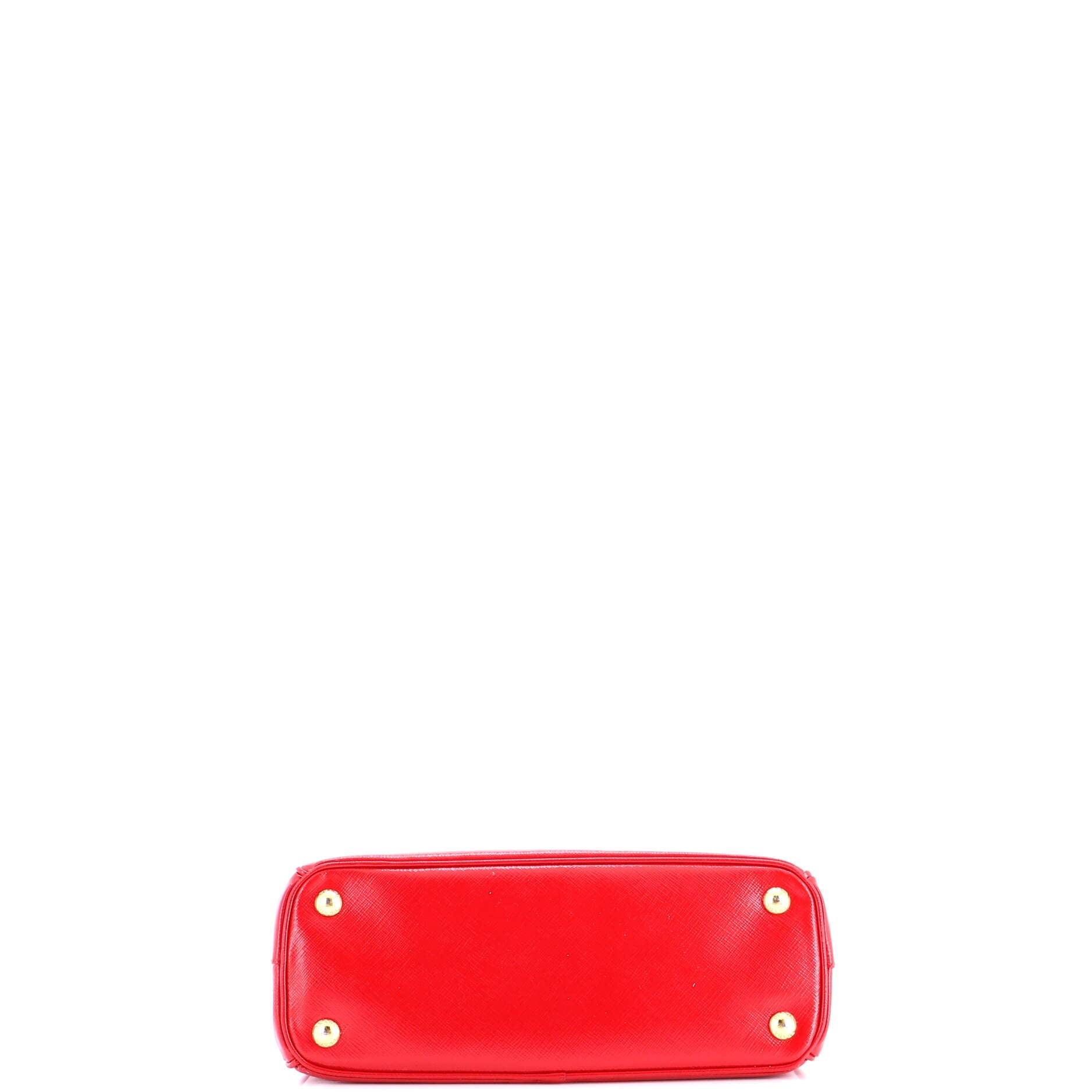 Double Zip Lux Tote Vernice Saffiano Leather Small