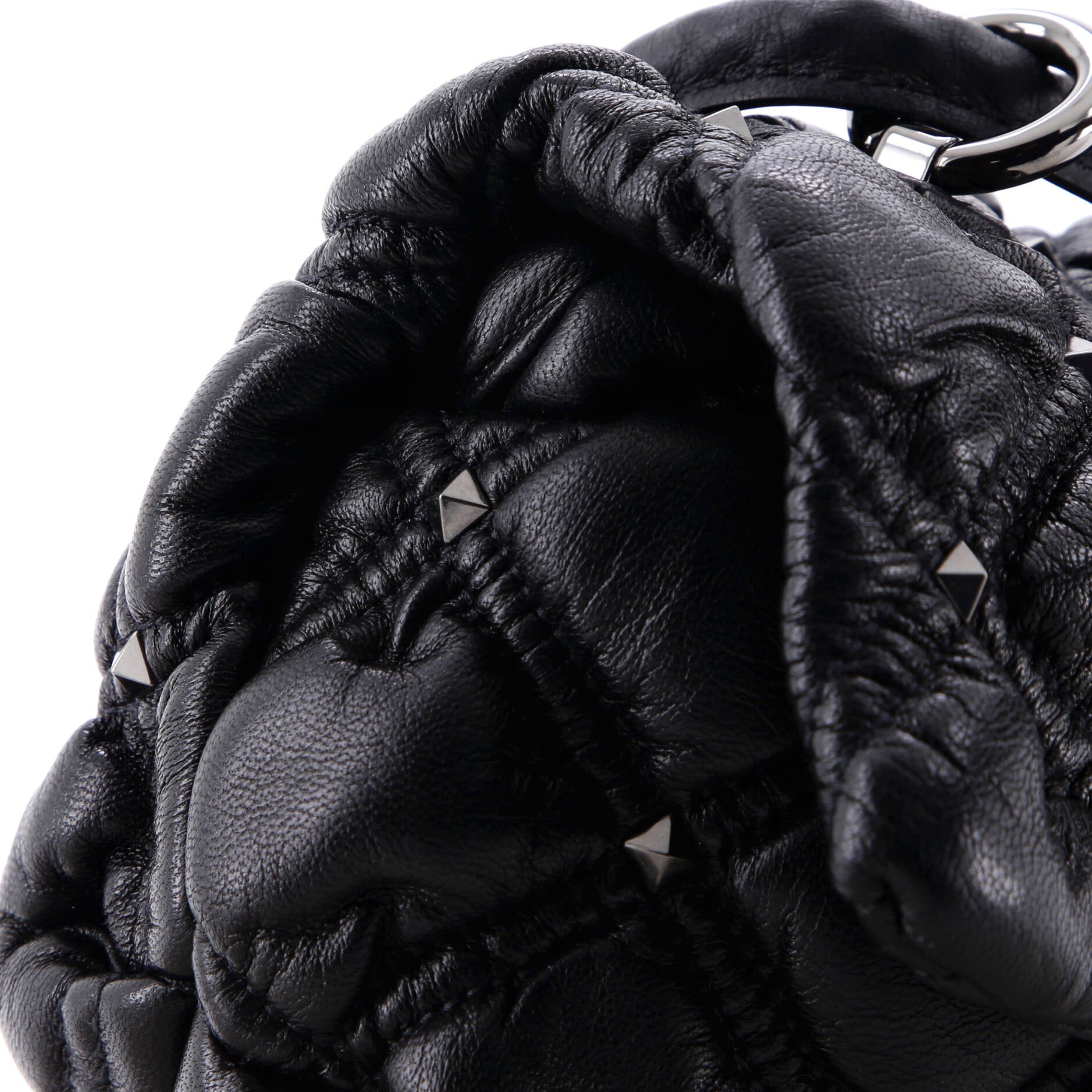 SpikeMe Flap Bag Quilted Leather Small