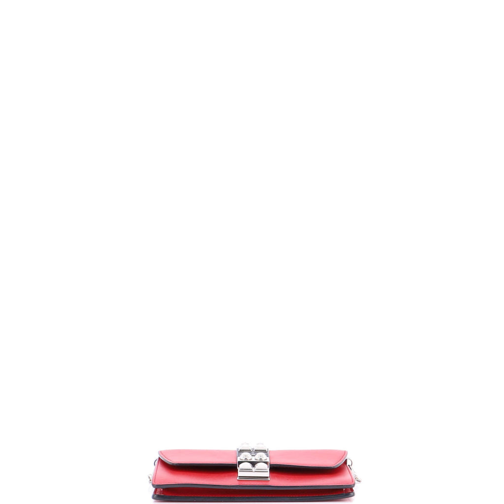 Elektra Wallet on Chain Studded Leather