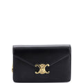 Margo Triomphe Wallet on Chain Leather