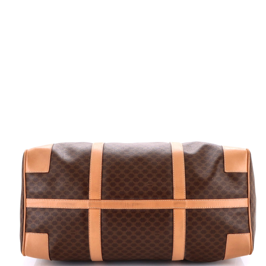 Vintage Duffle Bag Macadam Coated Canvas Large