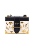 Cahier Crossbody Bag Embellished Leather Small