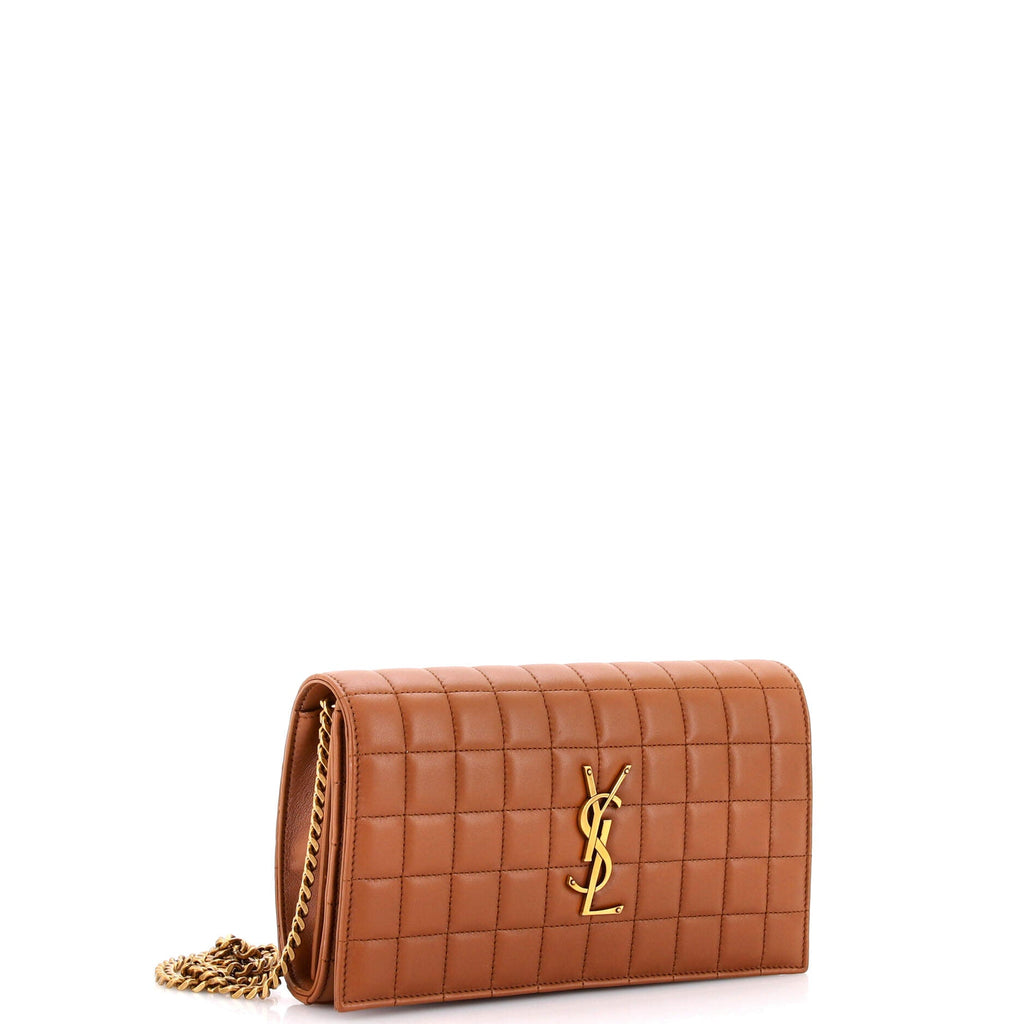 Cassandre Wallet on Chain Quilted Leather Medium
