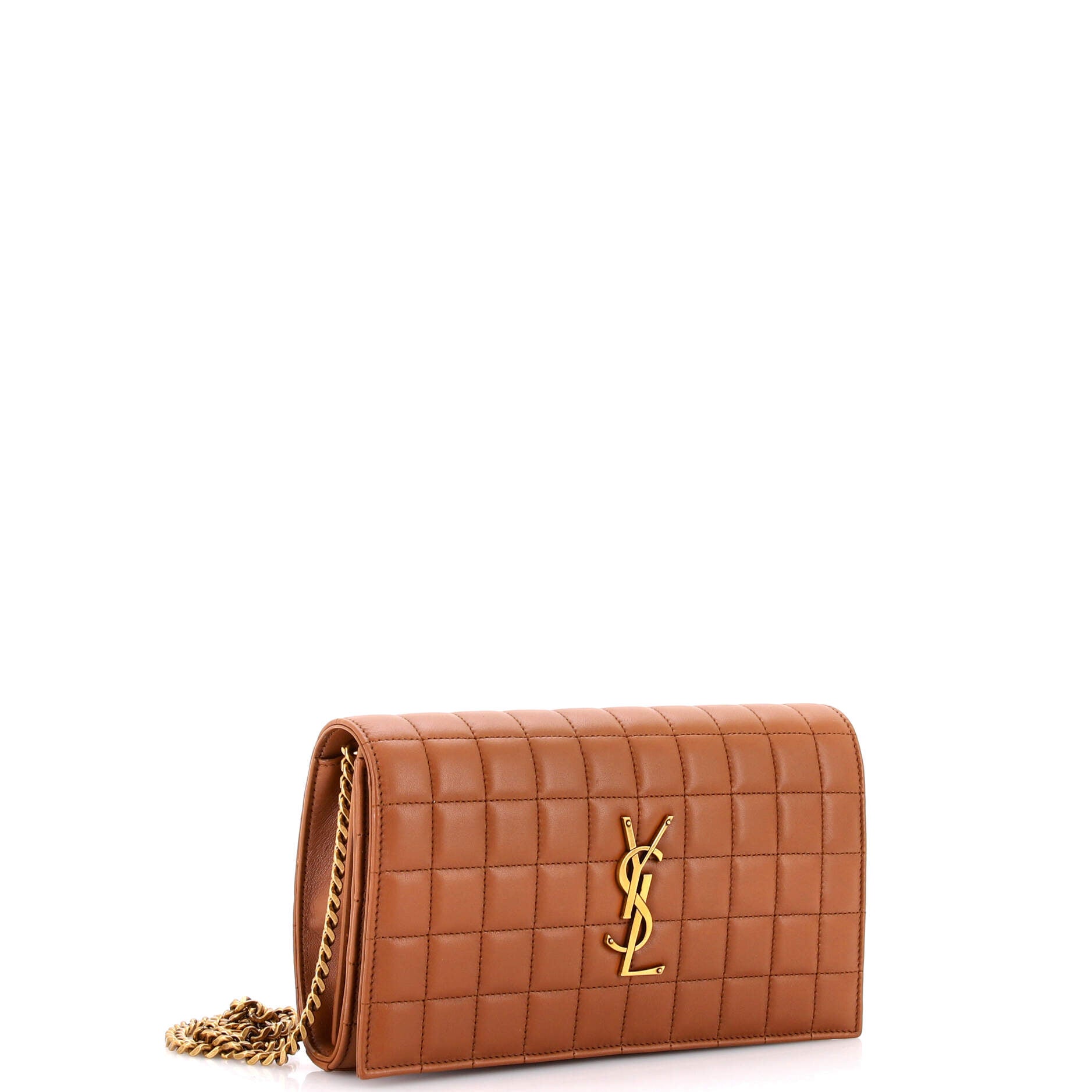 Cassandre Wallet on Chain Quilted Leather Medium