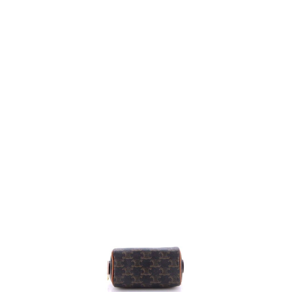Boston Bag Triomphe Coated Canvas Mini
