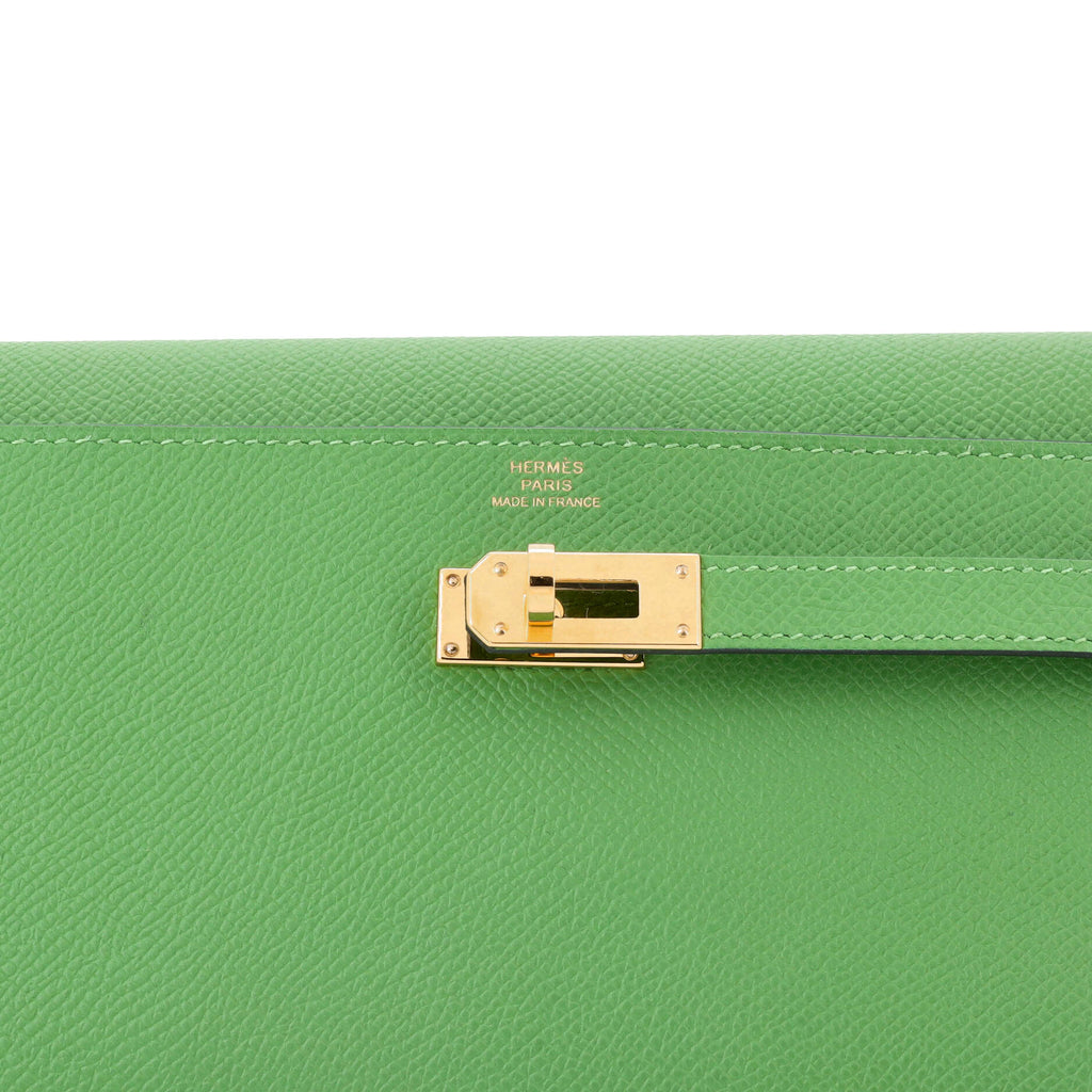 Kelly To Go Wallet Tressage Epsom