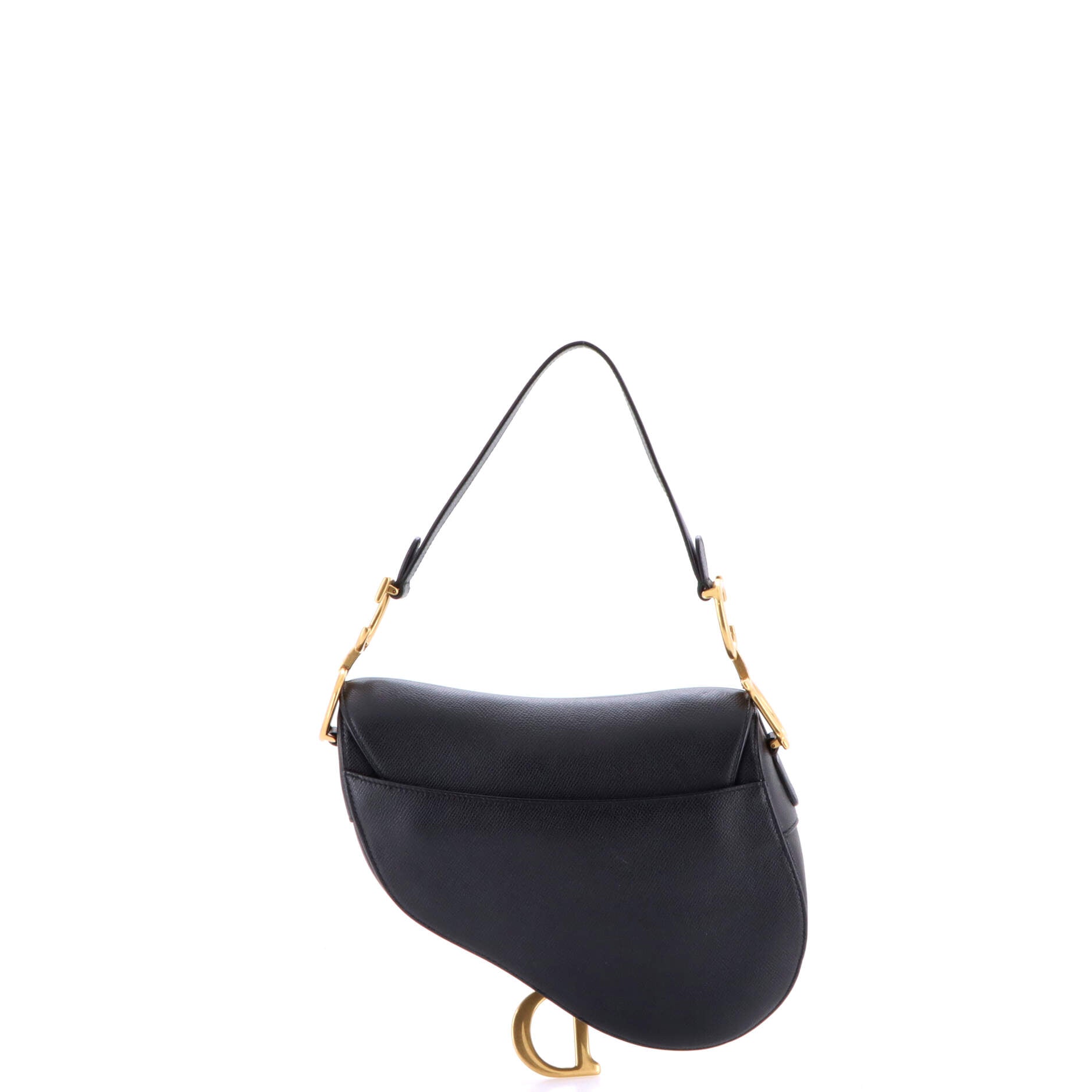 Saddle Handbag Leather Medium