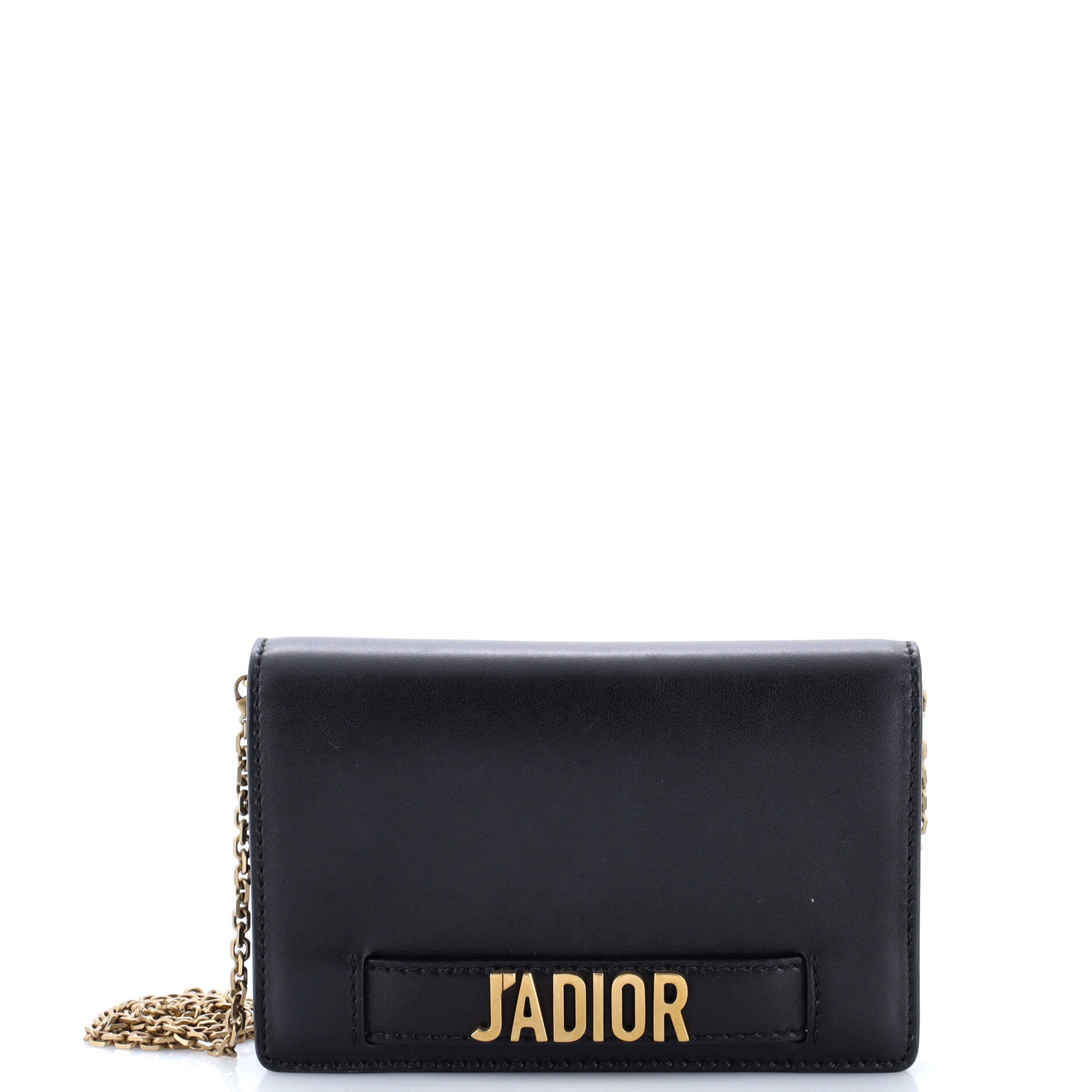 J'Adior Wallet on Chain Leather