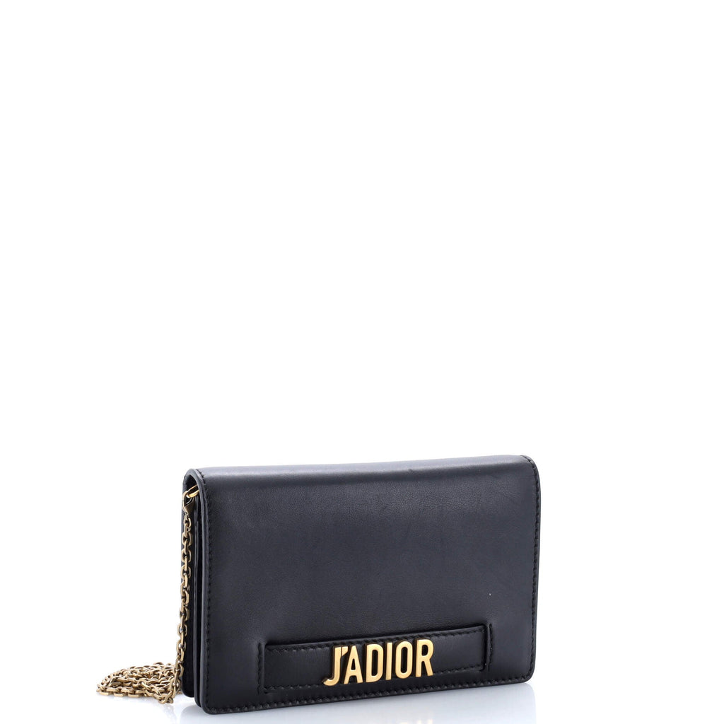 J'Adior Wallet on Chain Leather