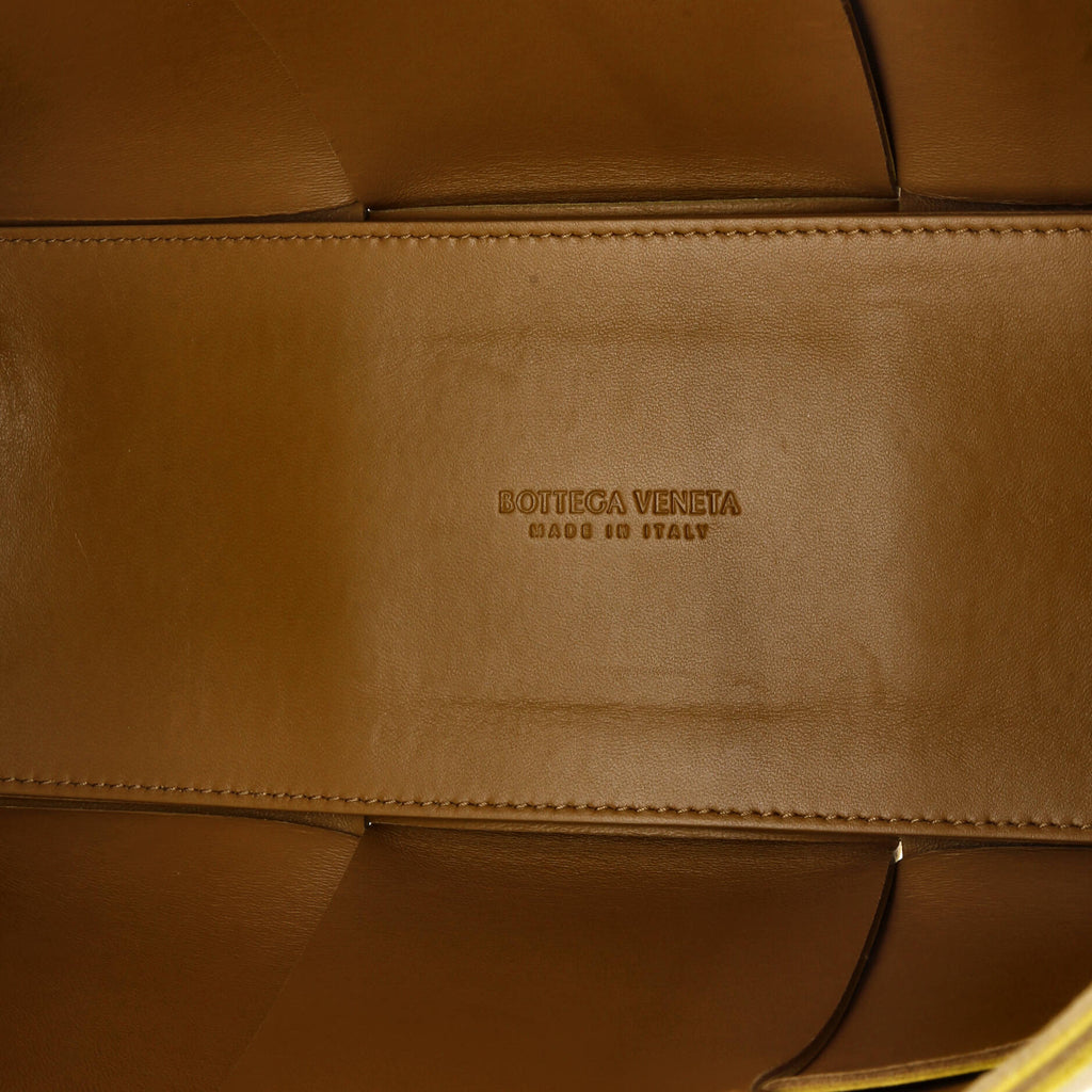 Arco Tote Maxi Intrecciato Leather Small
