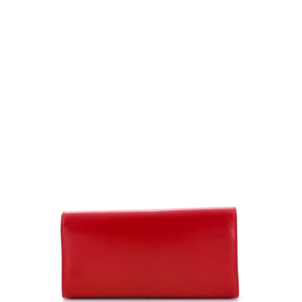 Classic Monogram Tassel Clutch Leather Long