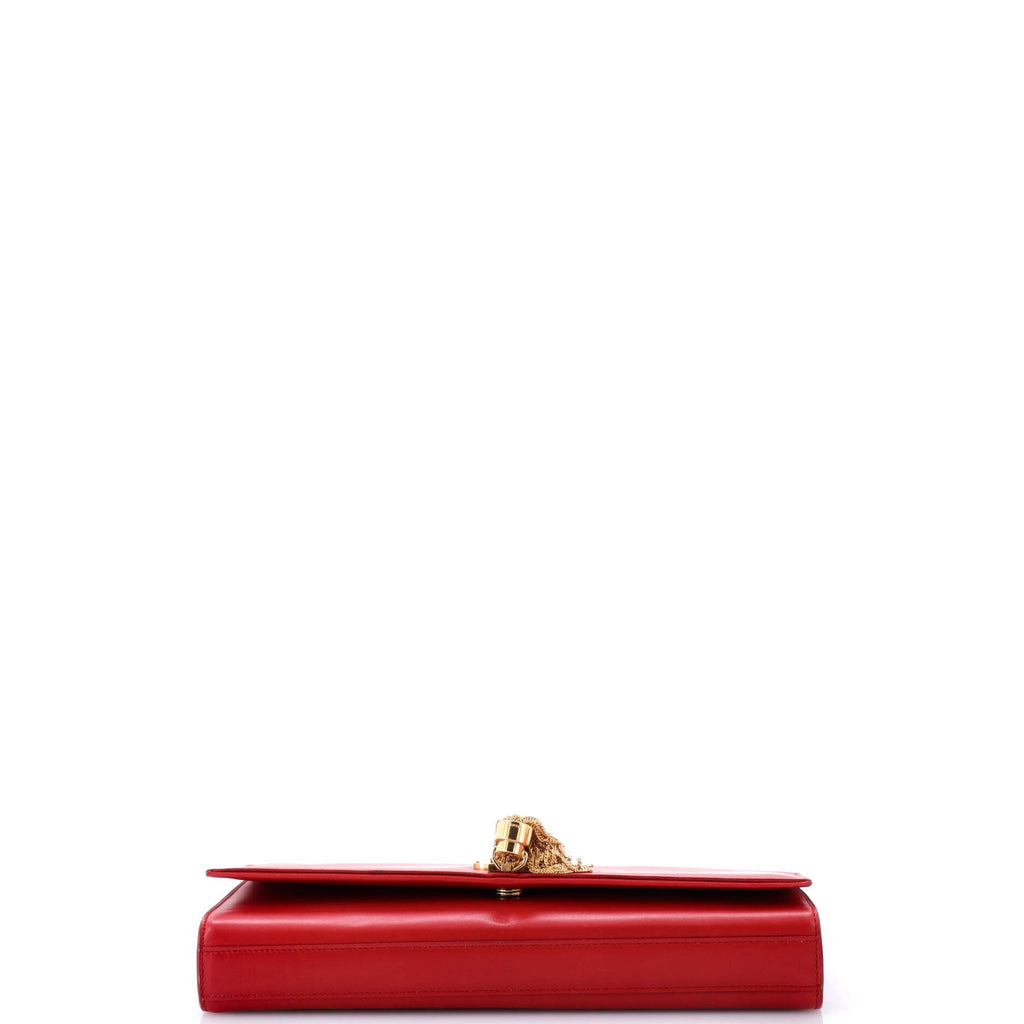 Classic Monogram Tassel Clutch Leather Long