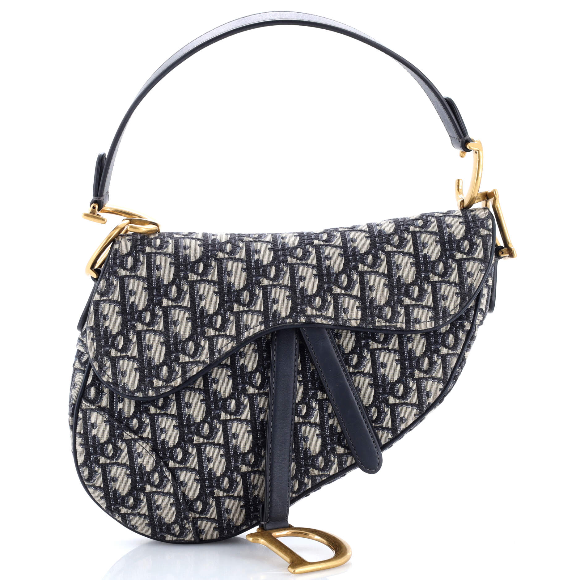 Saddle Handbag Oblique Canvas Medium