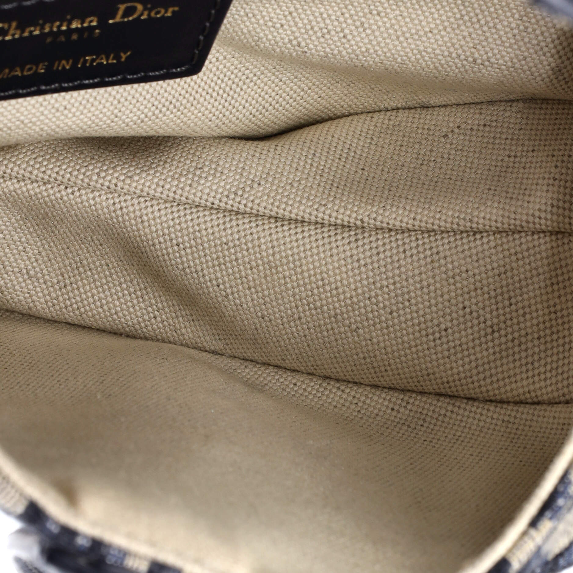 Saddle Handbag Oblique Canvas Medium