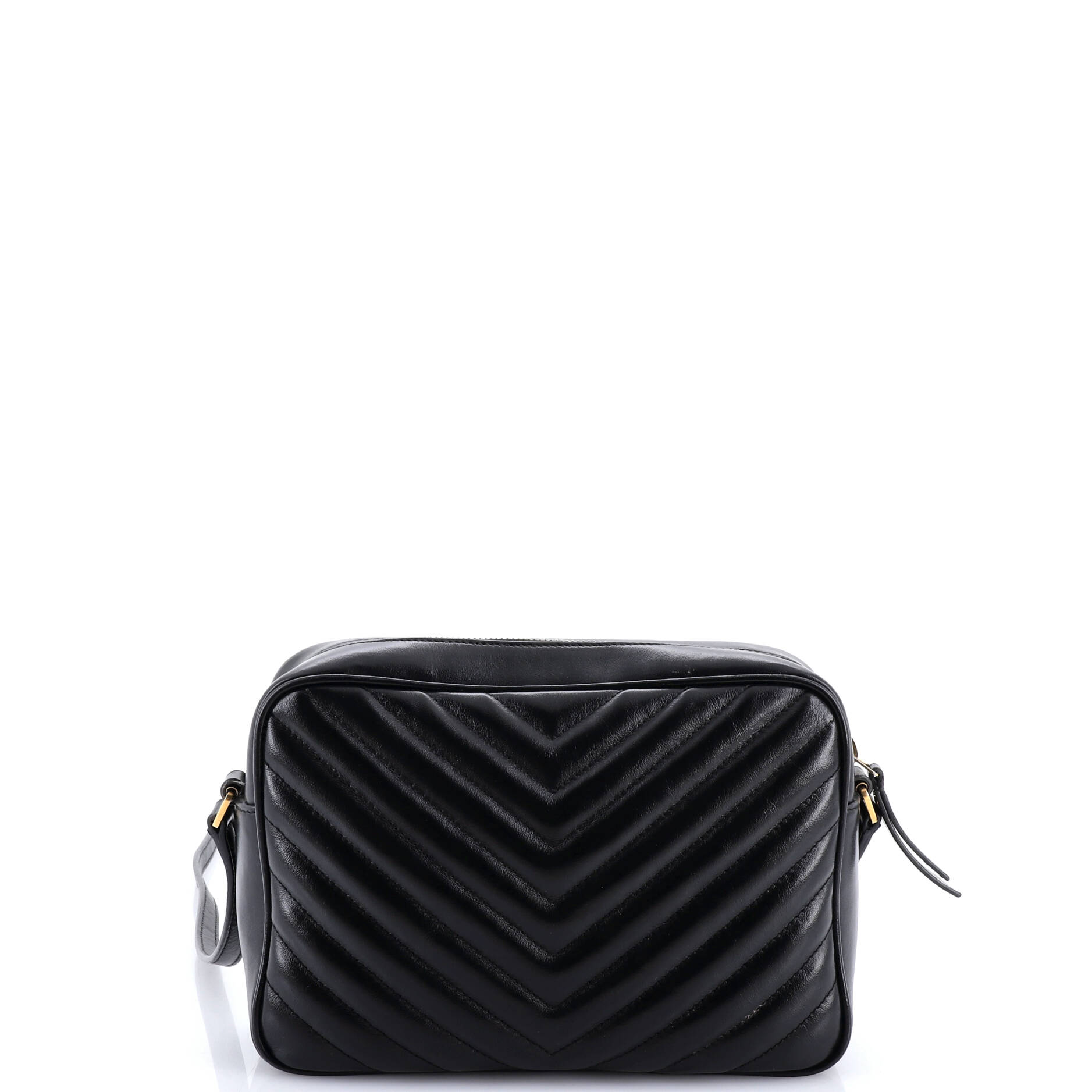 Lou Camera Bag Matelasse Chevron Leather Small