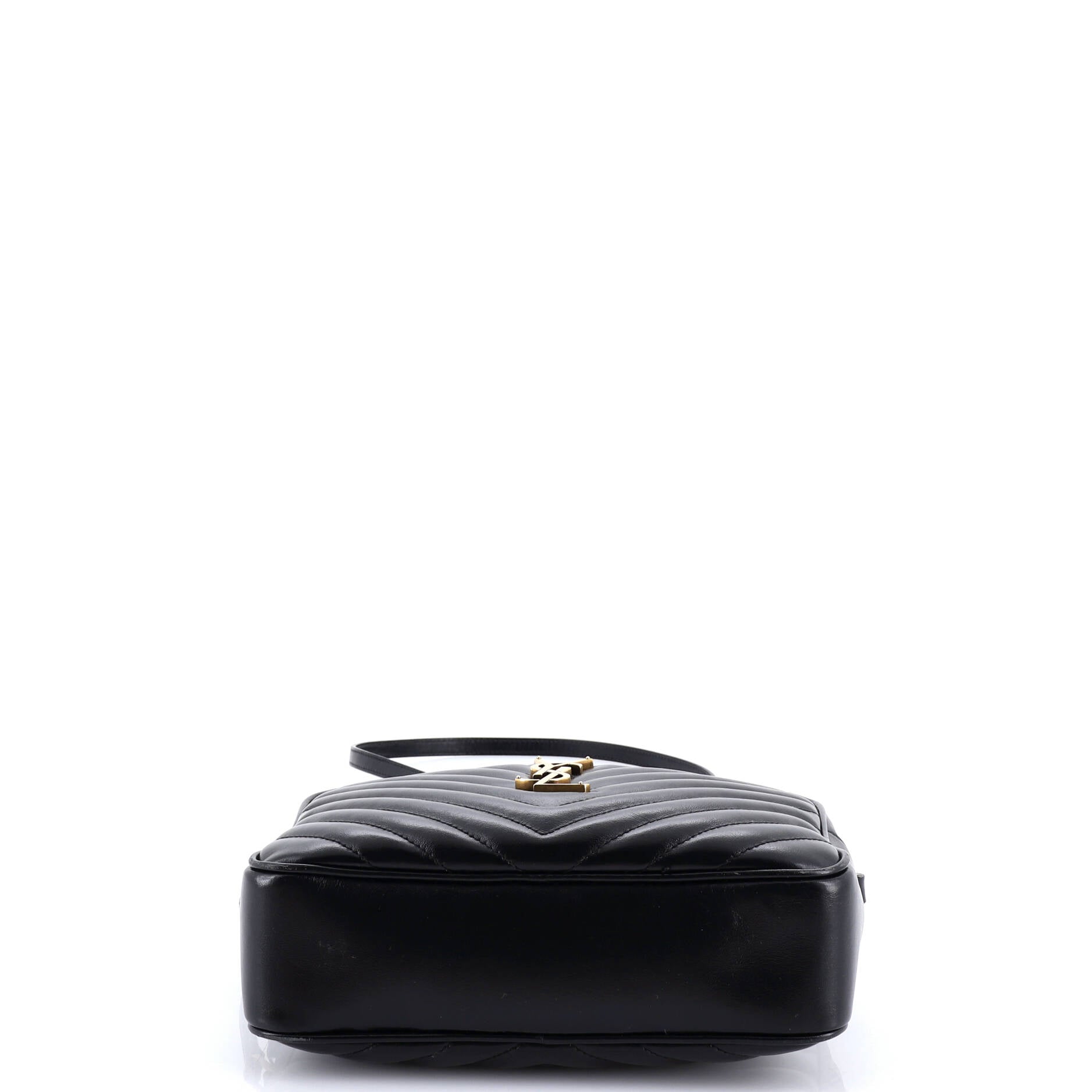 Lou Camera Bag Matelasse Chevron Leather Small