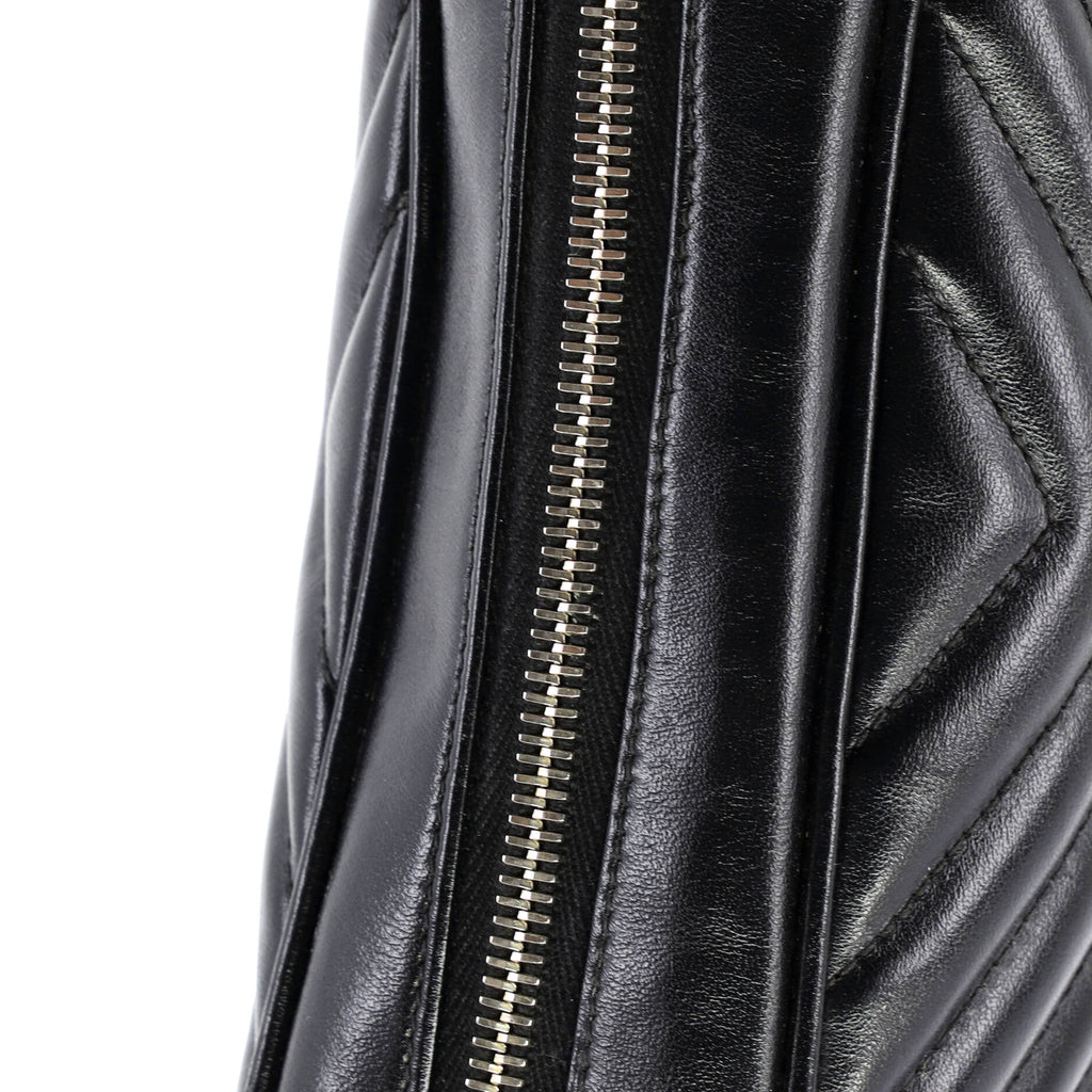 Lou Camera Bag Matelasse Chevron Leather Small
