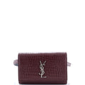Classic Monogram Kate Belt Bag Crocodile Embossed Leather